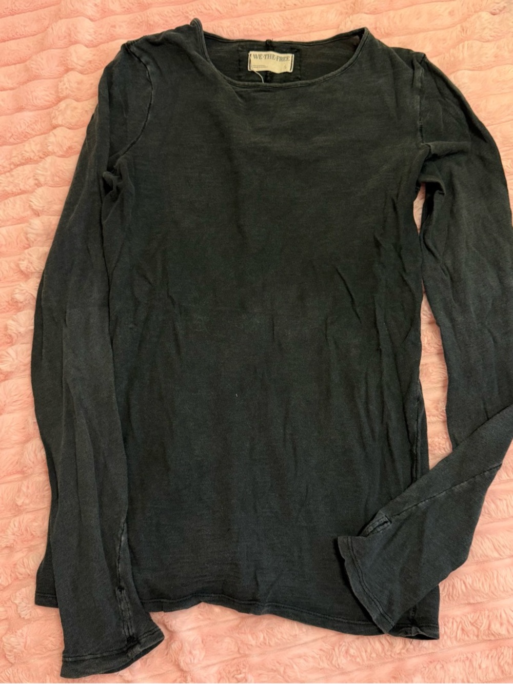 black free people long sleeve